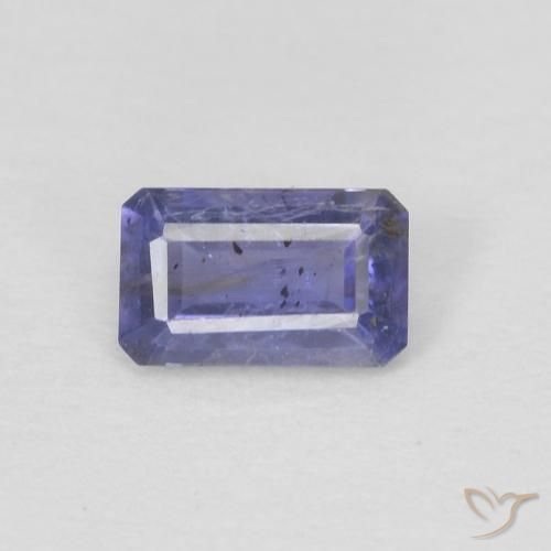 0.24ct Naturale Viola medio Iolite, Taglio smeraldo, VS-SI