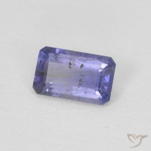 Iolite Viola medio naturale da 0.24 ct, Ottagonale / Taglio smeraldo, VS-SI