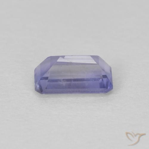 Iolite Viola bluastro naturale da 0.27 ct, Ottagonale / Taglio smeraldo, VS-SI