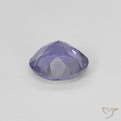 Iolite Blu argenteo naturale da 0.17 ct, Rotondo, VS