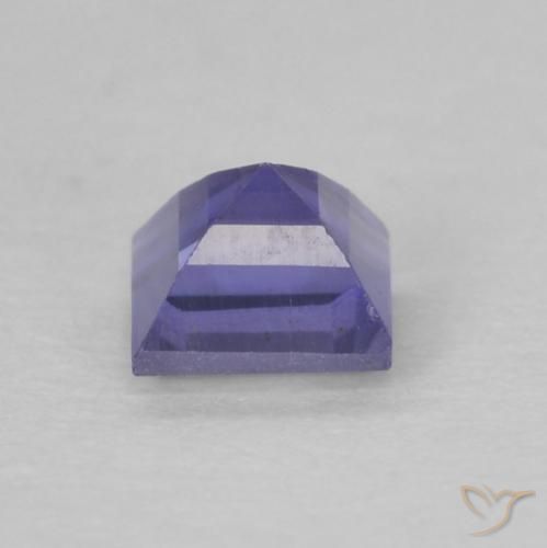 Iolite Blu scuro naturale da 0.15 ct, Quadrato, VS