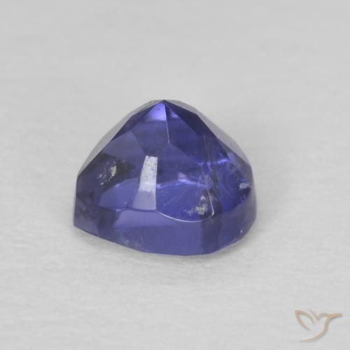Iolite Blu scuro naturale da 0.28 ct, Forma a pera, VS