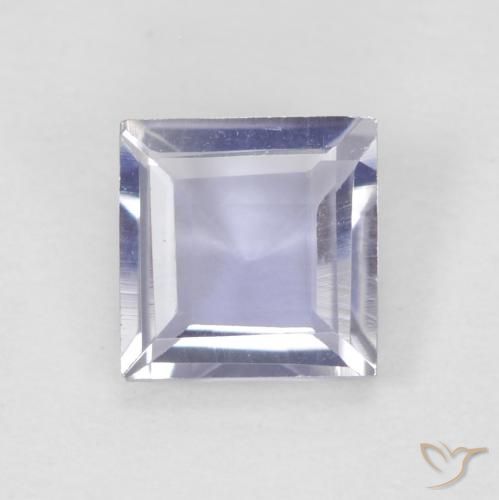 0.28ct Naturale Medium Light-Violet Iolite, Quadrato, VVS