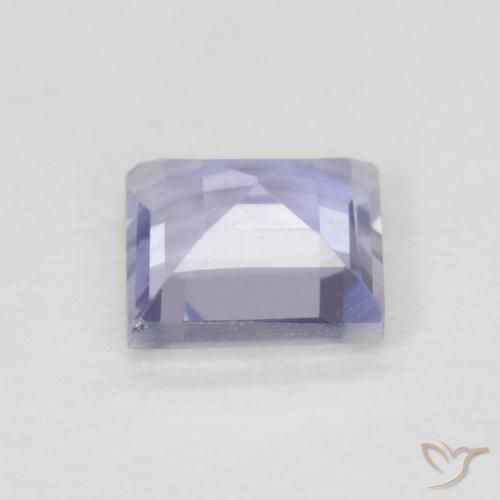 Iolite Medium Light-Violet naturale da 0.28 ct, Quadrato, VVS