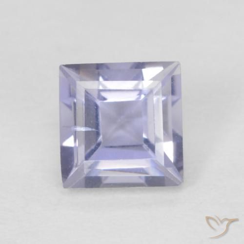 0.33ct Naturale Viola tendente al rosa Iolite, Quadrato, VVS