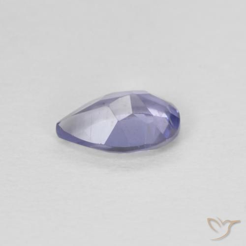 Iolite Viola bluastro scuro naturale da 0.35 ct, Forma a pera, VS