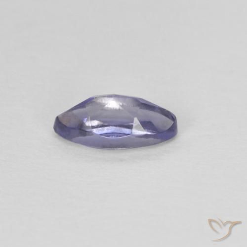Iolite Viola bluastro scuro naturale da 0.27 ct, Taglio marquise, VS