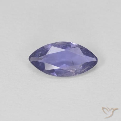 0.39ct Naturale Viola bluastro scuro Iolite, Taglio marquise, VS