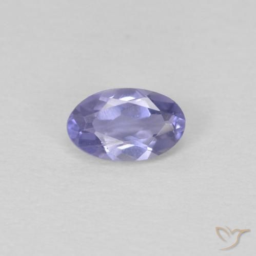 0.21ct Naturale Viola bluastro scuro Iolite, Ovale, VS