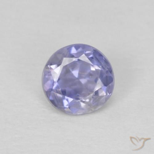 0.19ct Naturale Viola scuro Iolite, Rotondo, VS