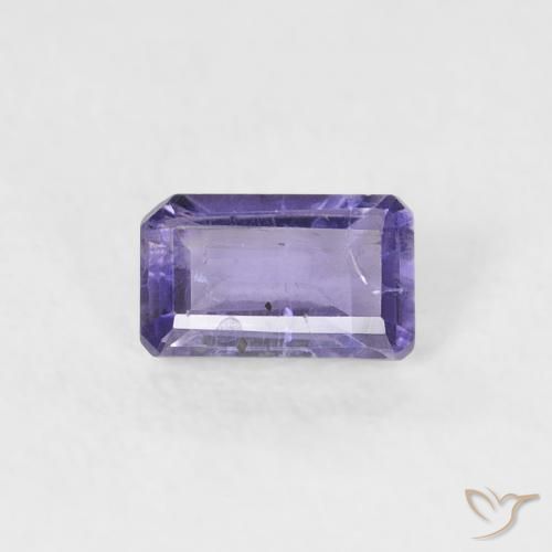 0.24ct Naturale Viola medio Iolite, Taglio smeraldo, VS-SI