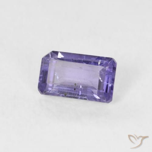 Iolite Viola medio naturale da 0.24 ct, Ottagonale / Taglio smeraldo, VS-SI