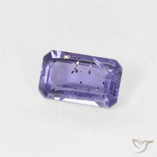 Iolite Viola medio naturale da 0.26 ct, Ottagonale / Taglio smeraldo, VS-SI
