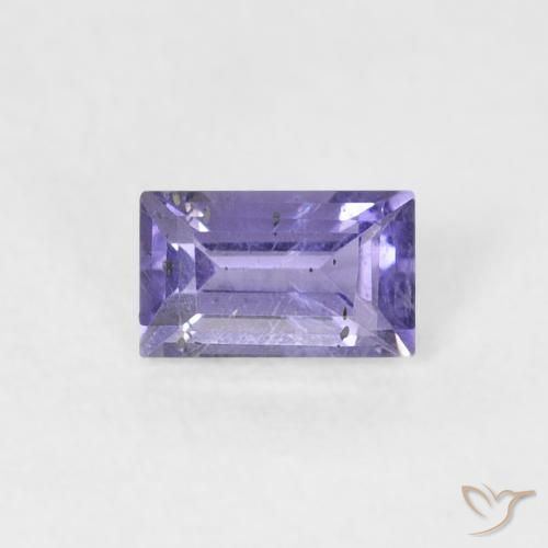 0.27ct Naturale Medium Light-Violet Iolite, Taglio a baguette, SI