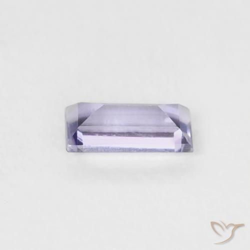 Iolite Viola tendente al rosa naturale da 0.19 ct, Taglio a baguette, VS