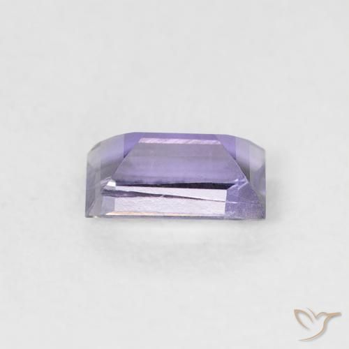 Iolite Viola scuro naturale da 0.24 ct, Taglio a baguette, VS-SI