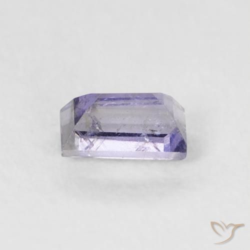 Iolite Viola scuro naturale da 0.30 ct, Taglio a baguette, VS-SI
