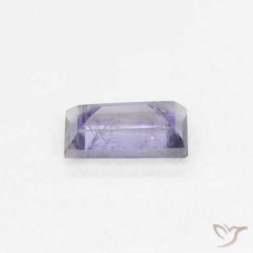Iolite Blu scuro naturale da 0.26 ct, Taglio a baguette, VS