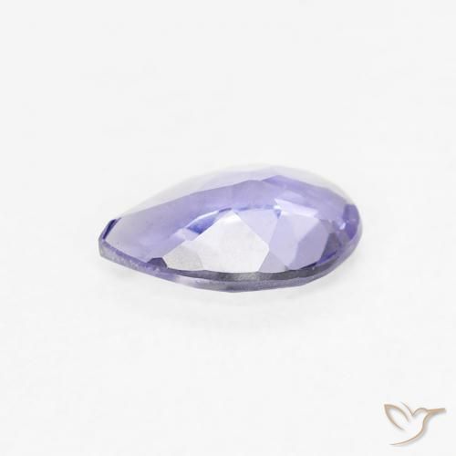 Iolite Medium Light-Violet naturale da 0.28 ct, Forma a pera, VS