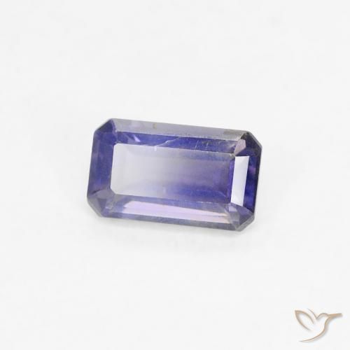 Iolite Viola scuro naturale da 0.27 ct, Ottagonale / Taglio smeraldo, VS