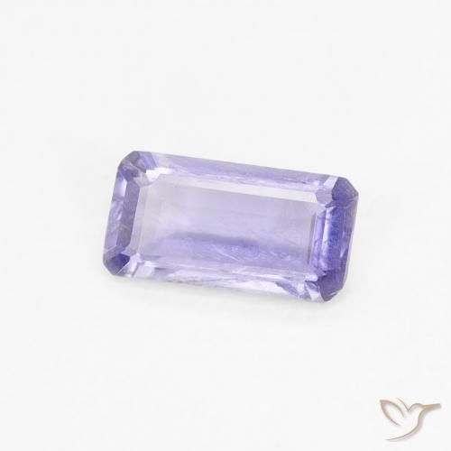 Iolite Medium Light-Violet naturale da 0.28 ct, Ottagonale / Taglio smeraldo, VS-SI