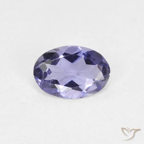 0.27ct Naturale Blu argenteo Iolite, Ovale, VS