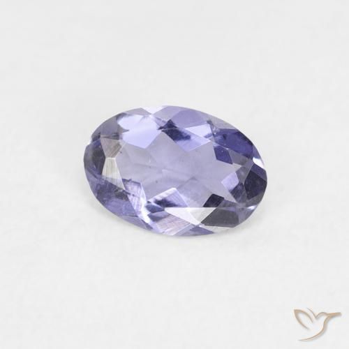 Iolite Blu argenteo naturale da 0.27 ct, Ovale, VS