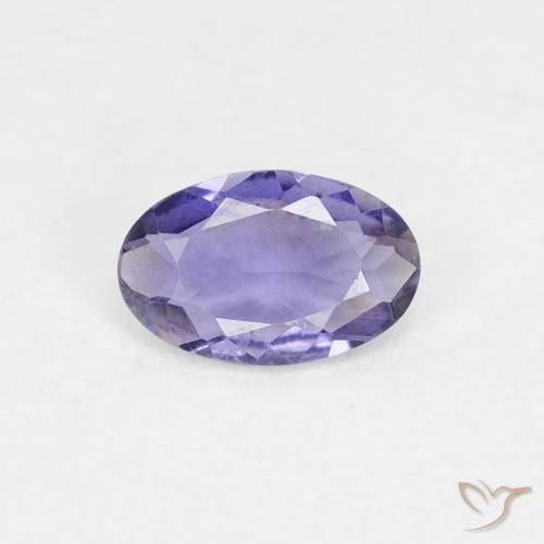 0.27ct Naturale Viola Chiaro Medio Iolite, Ovale, VS