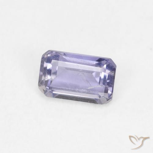 Iolite Medium Light-Violet naturale da 0.32 ct, Ottagonale / Taglio smeraldo, VS-SI