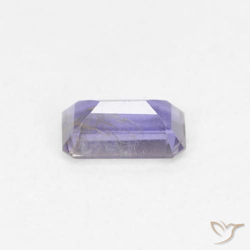 Iolite Blu argenteo naturale da 0.27 ct, Ottagonale / Taglio smeraldo, VS-SI