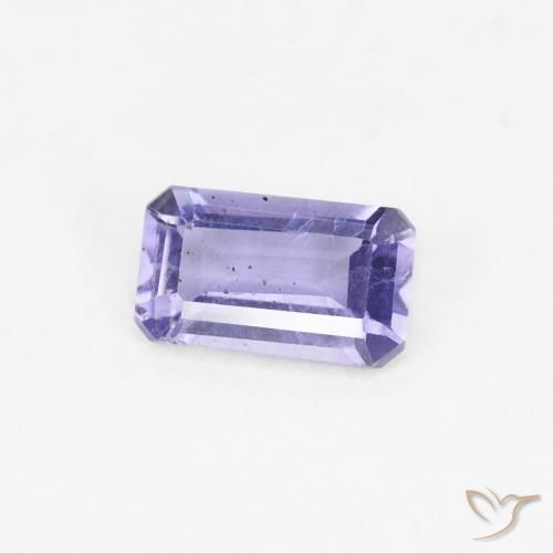 Iolite Medium Light-Violet naturale da 0.25 ct, Ottagonale / Taglio smeraldo, VS-SI