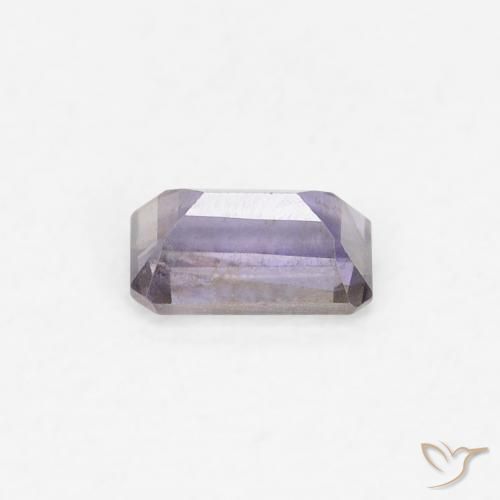 Iolite Viola tendente al rosa naturale da 0.24 ct, Ottagonale / Taglio smeraldo, VS-SI