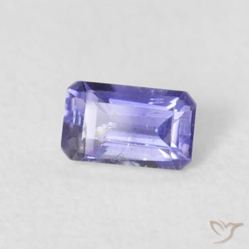 Iolite Viola Blu naturale da 0.27 ct, Ottagonale / Taglio smeraldo, VS-SI