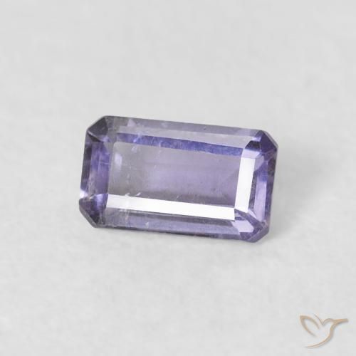 Iolite Viola tendente al rosa naturale da 0.26 ct, Ottagonale / Taglio smeraldo, VS-SI