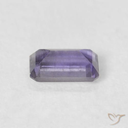 Iolite Viola tendente al rosa naturale da 0.26 ct, Ottagonale / Taglio smeraldo, VS-SI