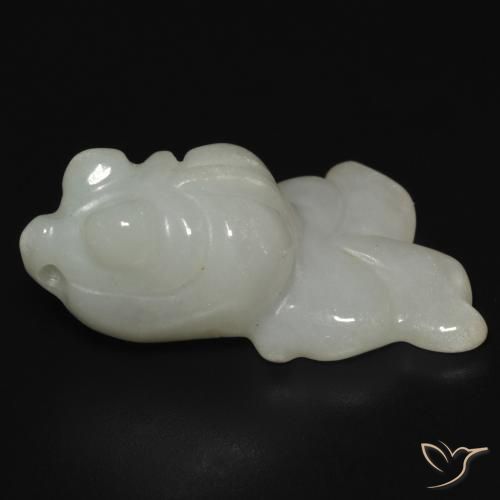 Giada Grigio verde naturale da 22.62 ct, Taglio a fantasia, Traslucido