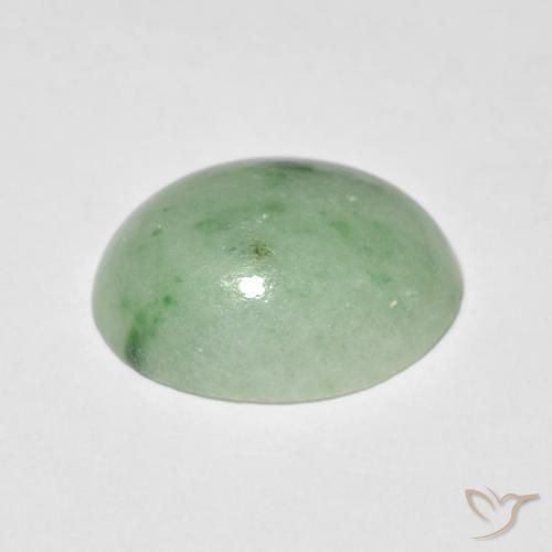 Giada Verde caldo naturale da 3.52 ct, Ovale, Opaco