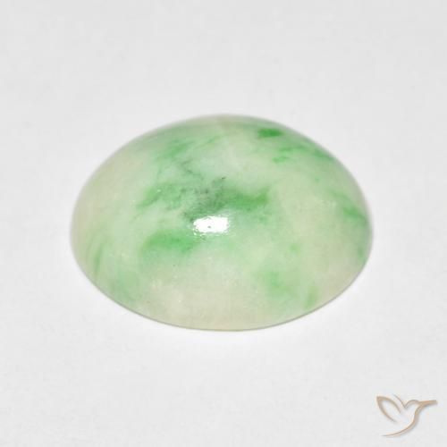 Giada Verde medio naturale da 4.71 ct, Ovale, Trasparente