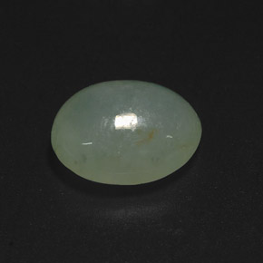 Giadeite naturale verde da 6,28 ct, trasparente, trasparente/traslucido