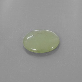 Giadeite naturale verde da 3,20 ct, trasparente, trasparente/traslucido