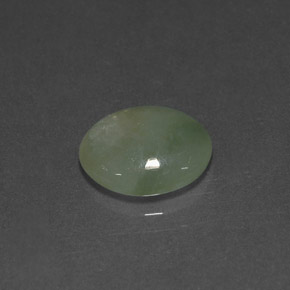 Giadeite naturale verde da 2,90 ct, trasparente, trasparente/traslucido