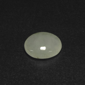 Giadeite naturale verde da 2,81 ct, trasparente, trasparente/traslucido