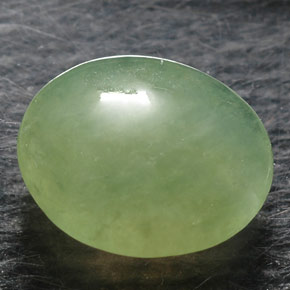 Giadeite naturale verde da 1,37 ct, trasparente, trasparente/traslucido