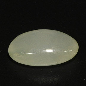 Giadeite naturale verde da 3,33 ct, trasparente, trasparente/traslucido