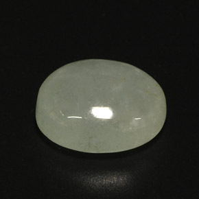Giadeite naturale verde da 4,80 ct, trasparente, trasparente/traslucido