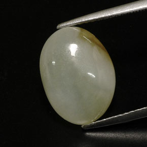 Giadeite naturale multicolore da 6,78 ct, trasparente, trasparente/traslucido