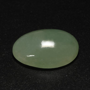 Giadeite naturale verde da 7,63 ct, trasparente, trasparente/traslucido