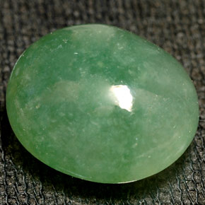 Giadeite naturale verde da 10,49 ct, trasparente, trasparente/traslucido