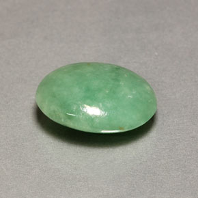 Giadeite naturale verde da 8,45 ct, trasparente, trasparente/traslucido