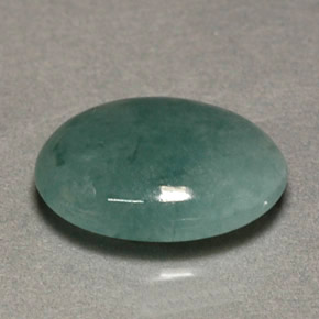 Giadeite naturale verde da 2,63 ct, trasparente, trasparente/traslucido